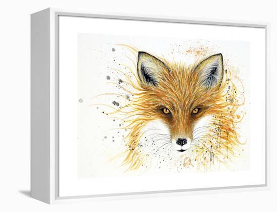 Fox Fire-Michelle Faber-Framed Premier Image Canvas