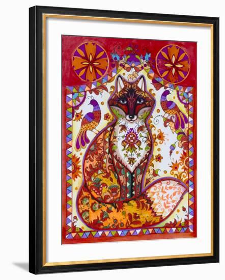 Fox Folk-Oxana Zaika-Framed Giclee Print