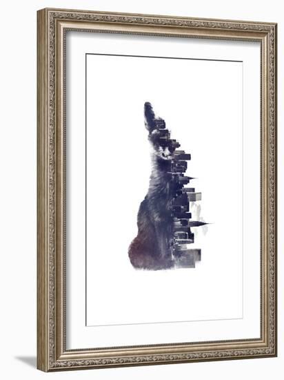 Fox from the City-Robert Farkas-Framed Giclee Print