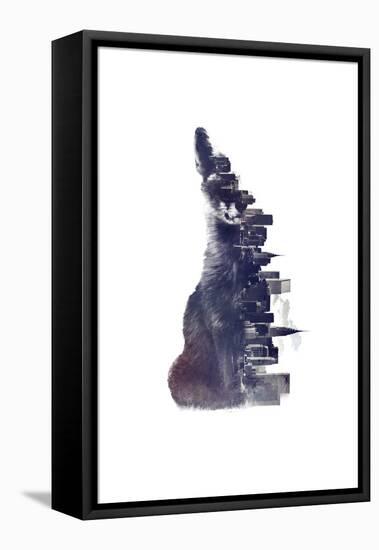 Fox from the City-Robert Farkas-Framed Premier Image Canvas