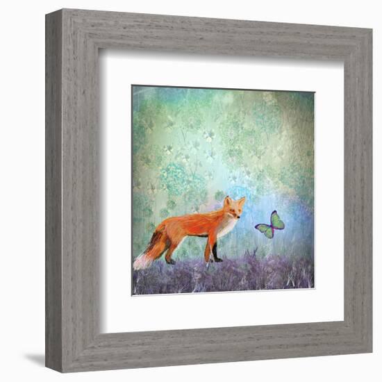 Fox Games-Claire Westwood-Framed Art Print