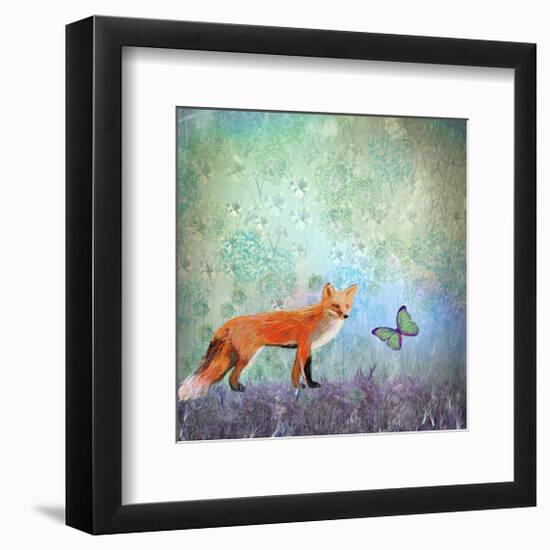 Fox Games-Claire Westwood-Framed Art Print