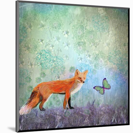 Fox Games-Claire Westwood-Mounted Art Print