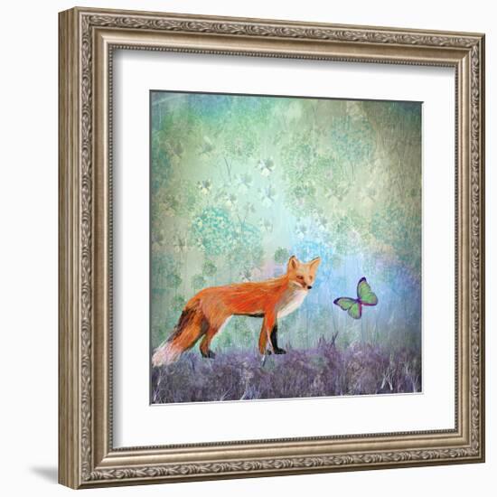 Fox Games-Claire Westwood-Framed Art Print