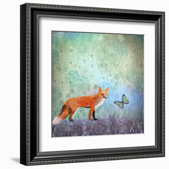 Fox Games-Claire Westwood-Framed Art Print