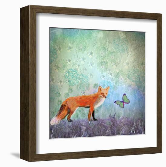 Fox Games-Claire Westwood-Framed Art Print