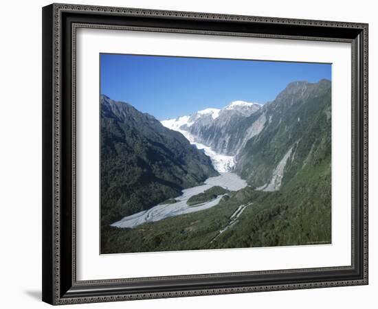 Fox Glacier, Westland, West Coast, South Island, New Zealand-D H Webster-Framed Photographic Print