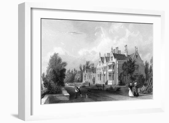 Fox Hill Surrey-Thomas Allom-Framed Art Print