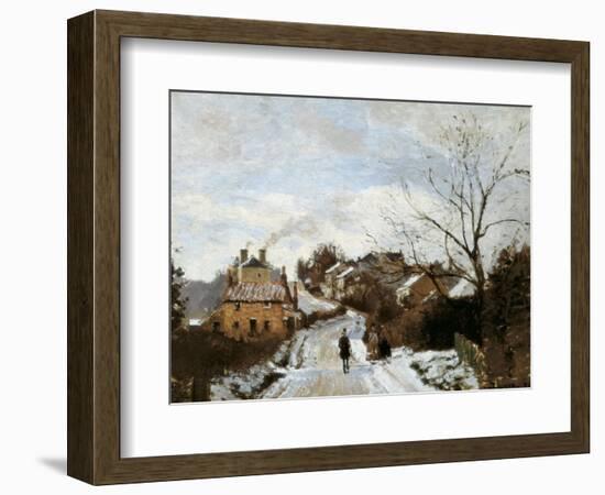 Fox Hill, Upper Norwood-Camille Pissarro-Framed Art Print