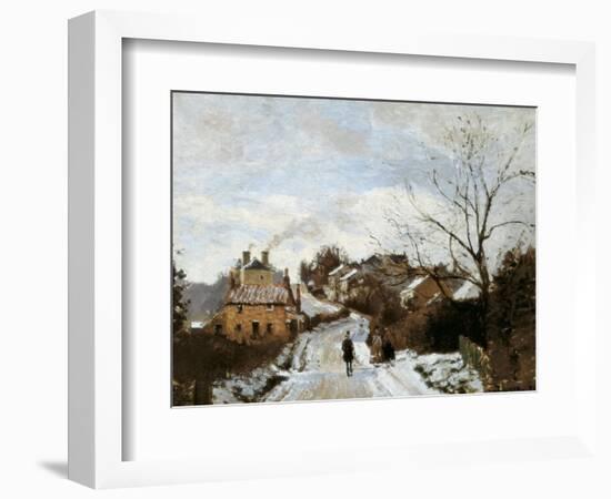 Fox Hill, Upper Norwood-Camille Pissarro-Framed Art Print