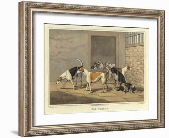 Fox Hounds-Henry Thomas Alken-Framed Giclee Print