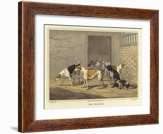 Fox Hounds-Henry Thomas Alken-Framed Giclee Print