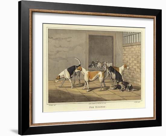 Fox Hounds-Henry Thomas Alken-Framed Giclee Print