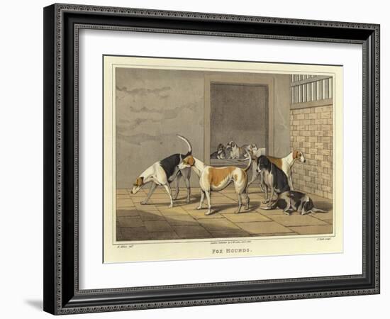 Fox Hounds-Henry Thomas Alken-Framed Giclee Print