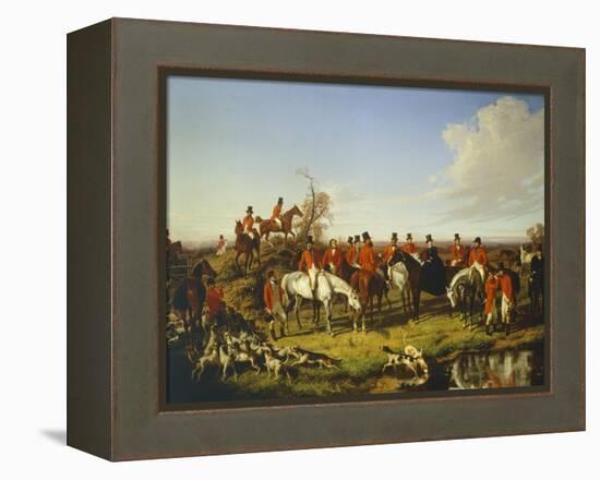 Fox Hunt, 1850-Filippo Palizzi-Framed Premier Image Canvas