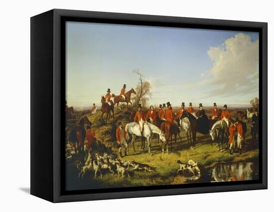 Fox Hunt, 1850-Filippo Palizzi-Framed Premier Image Canvas