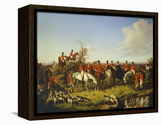 Fox Hunt, 1850-Filippo Palizzi-Framed Premier Image Canvas
