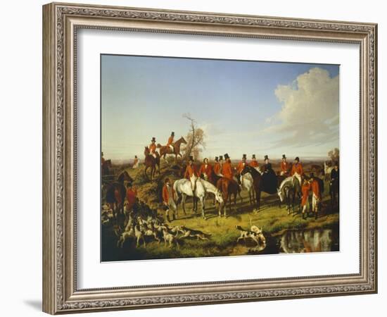 Fox Hunt, 1850-Filippo Palizzi-Framed Giclee Print