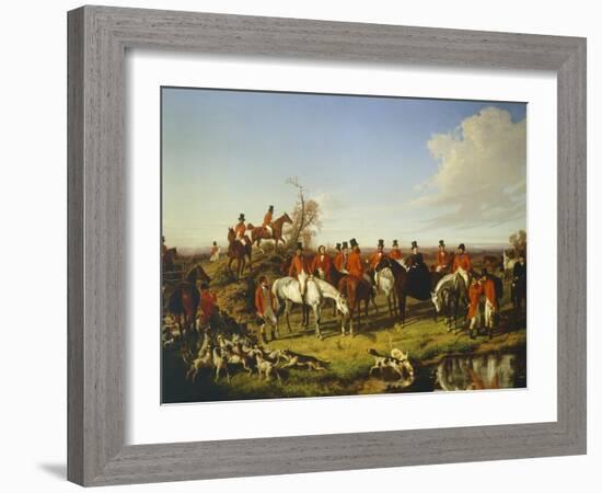 Fox Hunt, 1850-Filippo Palizzi-Framed Giclee Print