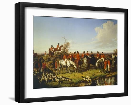 Fox Hunt, 1850-Filippo Palizzi-Framed Giclee Print