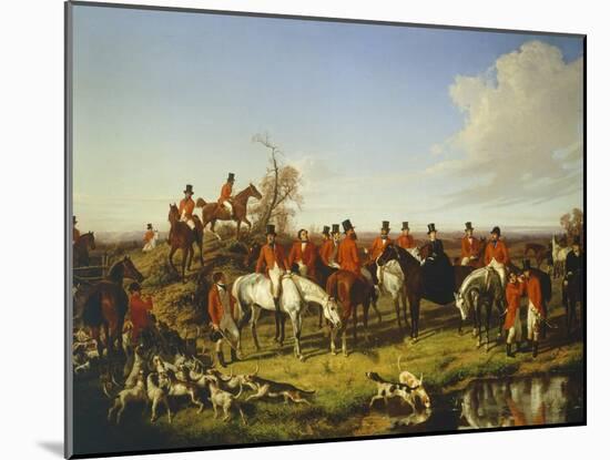 Fox Hunt, 1850-Filippo Palizzi-Mounted Giclee Print