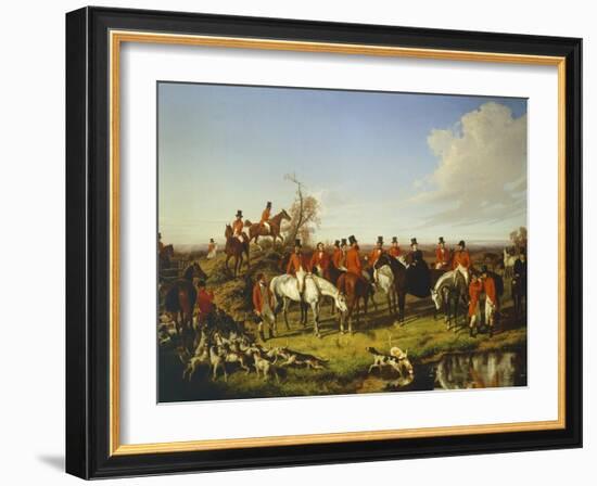 Fox Hunt, 1850-Filippo Palizzi-Framed Giclee Print