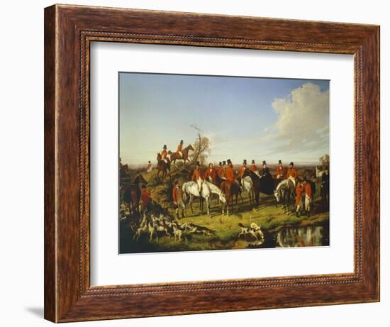 Fox Hunt, 1850-Filippo Palizzi-Framed Giclee Print