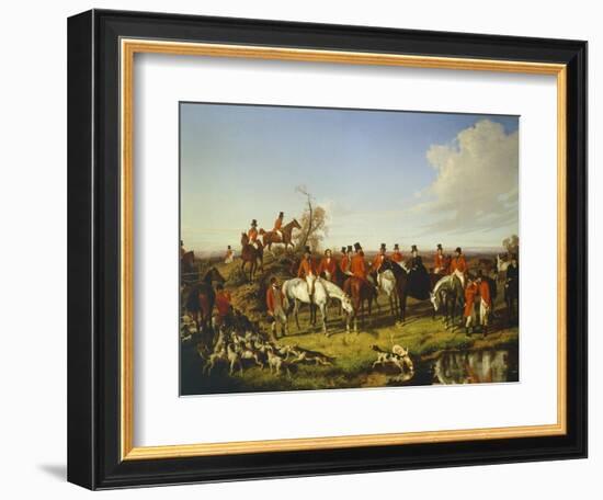 Fox Hunt, 1850-Filippo Palizzi-Framed Giclee Print