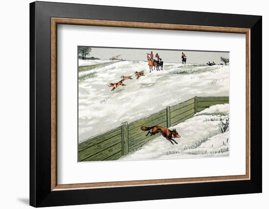 Fox Hunt C1910-Chris Hellier-Framed Photographic Print