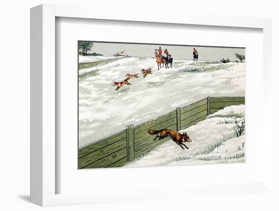 Fox Hunt C1910-Chris Hellier-Framed Photographic Print