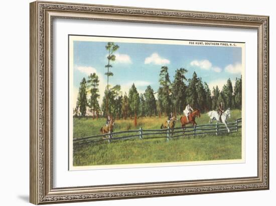 Fox Hunt, Southern Pines, North Carolina-null-Framed Art Print