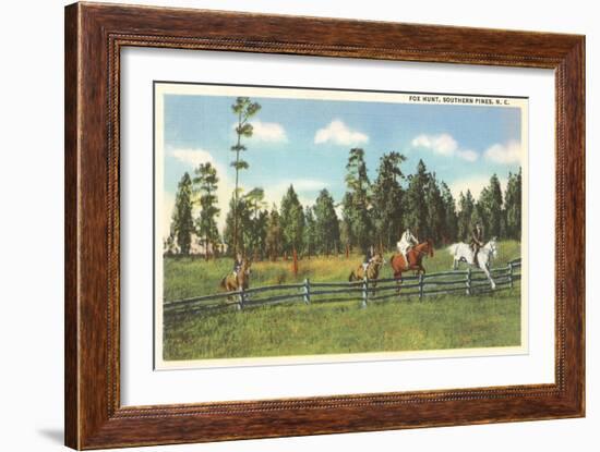 Fox Hunt, Southern Pines, North Carolina-null-Framed Art Print