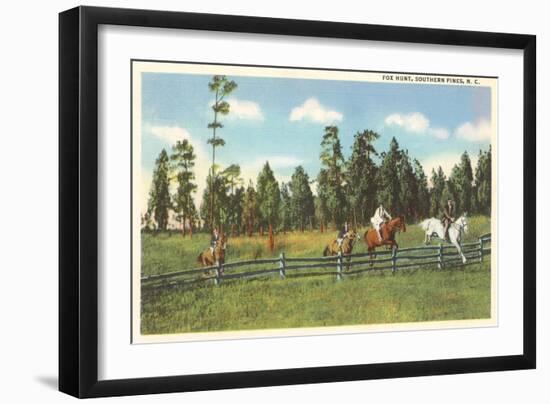 Fox Hunt, Southern Pines, North Carolina-null-Framed Art Print