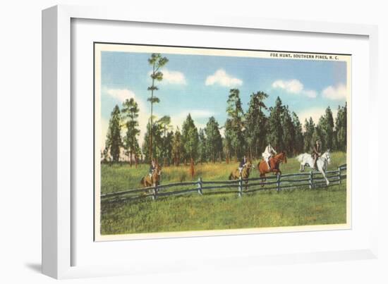 Fox Hunt, Southern Pines, North Carolina-null-Framed Art Print