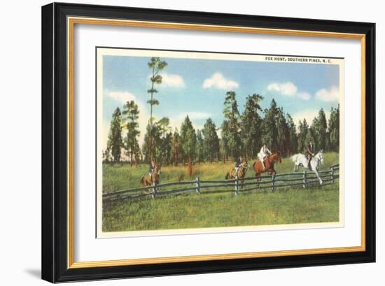 Fox Hunt, Southern Pines, North Carolina-null-Framed Art Print