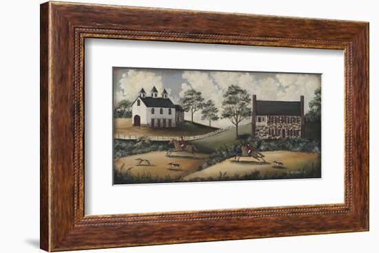 Fox Hunt-Barbara Jeffords-Framed Art Print