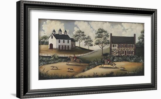 Fox Hunt-Barbara Jeffords-Framed Art Print