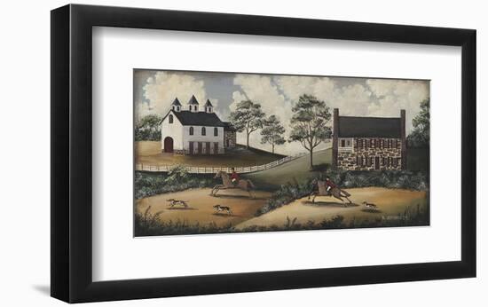 Fox Hunt-Barbara Jeffords-Framed Giclee Print