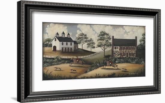 Fox Hunt-Barbara Jeffords-Framed Giclee Print