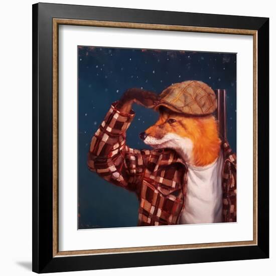 Fox Hunt-Lucia Heffernan-Framed Art Print