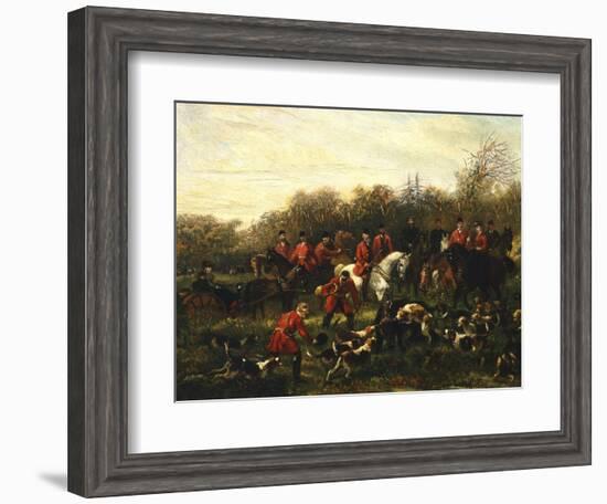 Fox Hunt-Filippo Palizzi-Framed Giclee Print