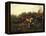 Fox Hunt-Filippo Palizzi-Framed Premier Image Canvas