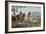 Fox Hunt-Currier & Ives-Framed Art Print