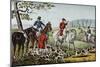 Fox Hunt-Currier & Ives-Mounted Art Print