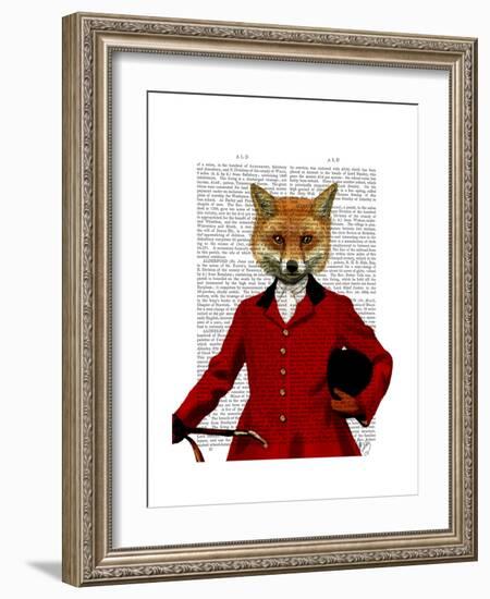 Fox Hunter 2 Portrait-Fab Funky-Framed Premium Giclee Print