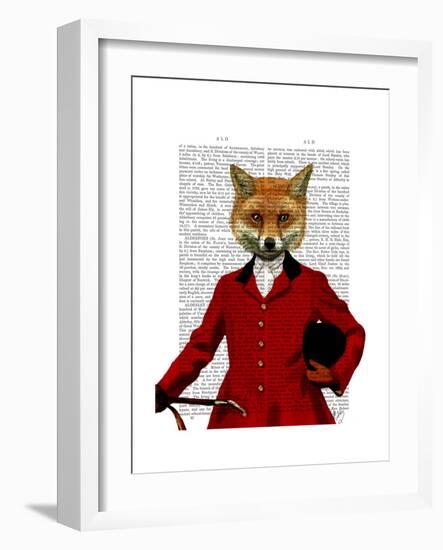 Fox Hunter 2 Portrait-Fab Funky-Framed Premium Giclee Print