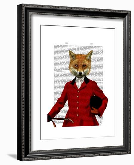 Fox Hunter 2 Portrait-Fab Funky-Framed Premium Giclee Print