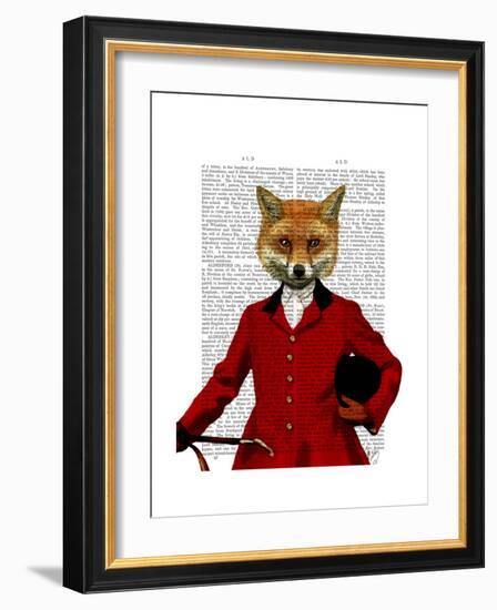 Fox Hunter 2 Portrait-Fab Funky-Framed Premium Giclee Print