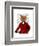 Fox Hunter 2 Portrait-Fab Funky-Framed Art Print