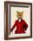 Fox Hunter 2 Portrait-Fab Funky-Framed Art Print